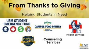 From Thanks to Giving: Helping Students in Need Campaign Image