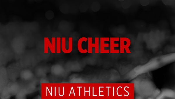 NIU Cheerleading - 2026 Campaign Image