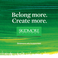 Belong more. Create more. Skidmore.