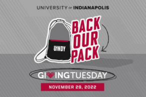 Back Our Pack and support UIndy students this Giving Tuesday.
