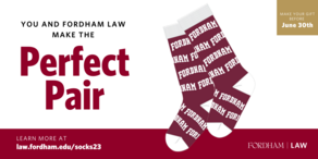 Fordham Law School Perfect Pair Campaign 