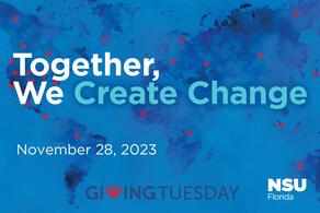 NSU Giving Tuesday graphic element 