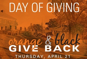 Orange & Black Give Back Campaign Image