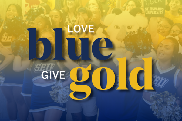 Love Blue Give Gold 2026 Campaign Image