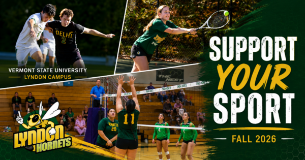 VTSU Lyndon Support Your Sport Fall 2026 Campaign Image
