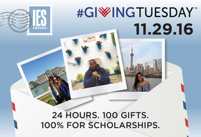 #GivingTuesday for IES Abroad Students Campaign Image
